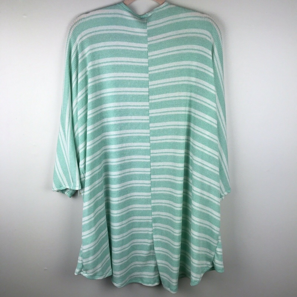 LuLaRoe NWT Lindsay Cardigan Striped Size Large - Picture 3 of 6